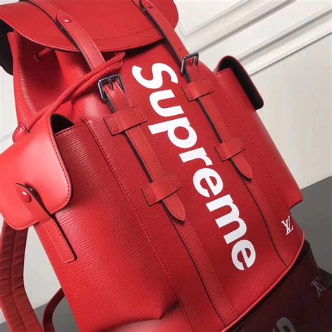 lv supreme bag replica|supreme christopher backpack.